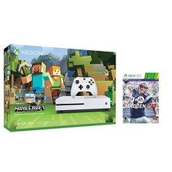 Refurbished Xbox One S Console Bundle 500GB Console Minecraft Bundle Madden NFL 17