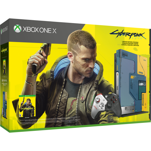 Microsoft Xbox One X 1TB Cyberpunk 2077 Console Bundle, FMP-00244